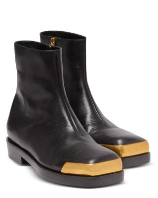  Men's Textured Square-Toe Boots
