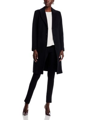 Belted Wool Blend Coat