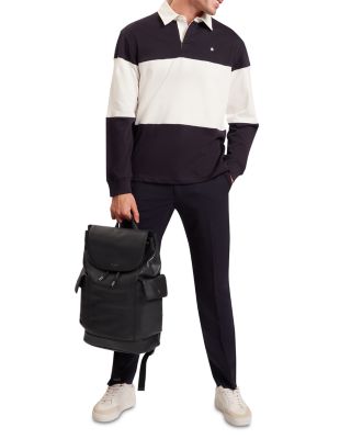 Traviss Panelled Long Sleeve Rugby Shirt