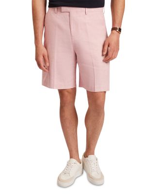 Givran Slim Fit Linen Shorts