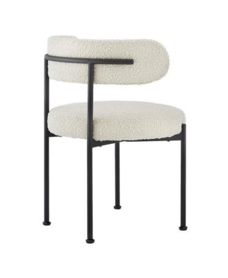 Albie Boucle Fabric Dining Chairs, Set of 2