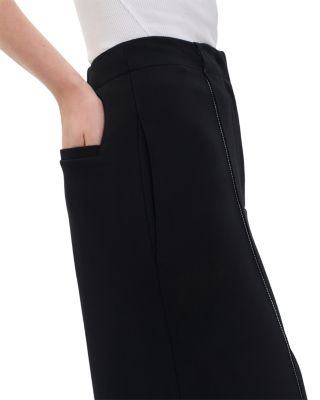 Irina High Rise Contrast Stitch Pants