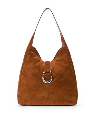 Maya Suede Hobo Bag