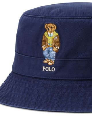 Polo Bear Twill Bucket Hat