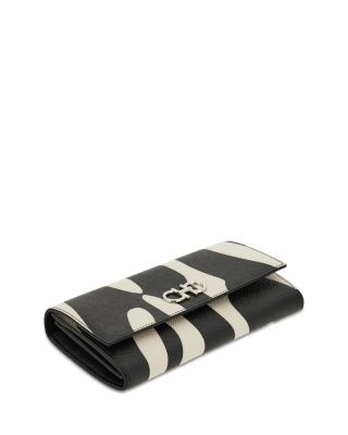 Gancini Leather Chain Wallet