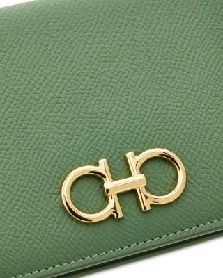 Gancini Compact Leather Wallet