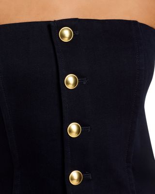 Ronan Strapless Denim Top