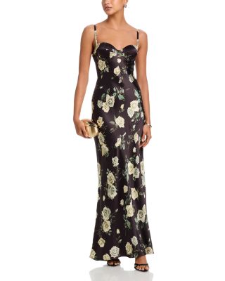 Sayla Silk Maxi Dress