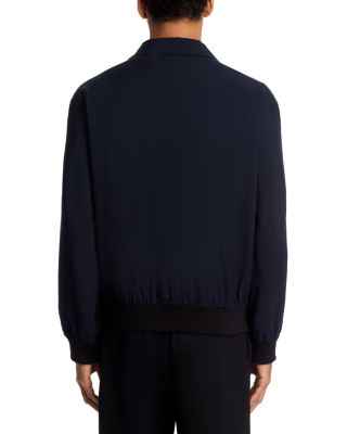 Wool Zip Blouson Jacket