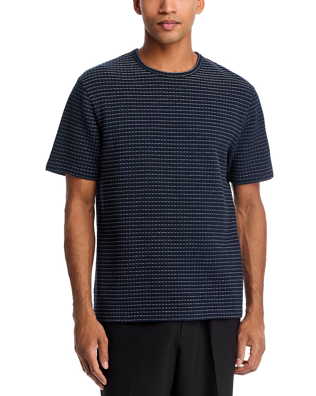 Frame Jacquard Stripe T-Shirt