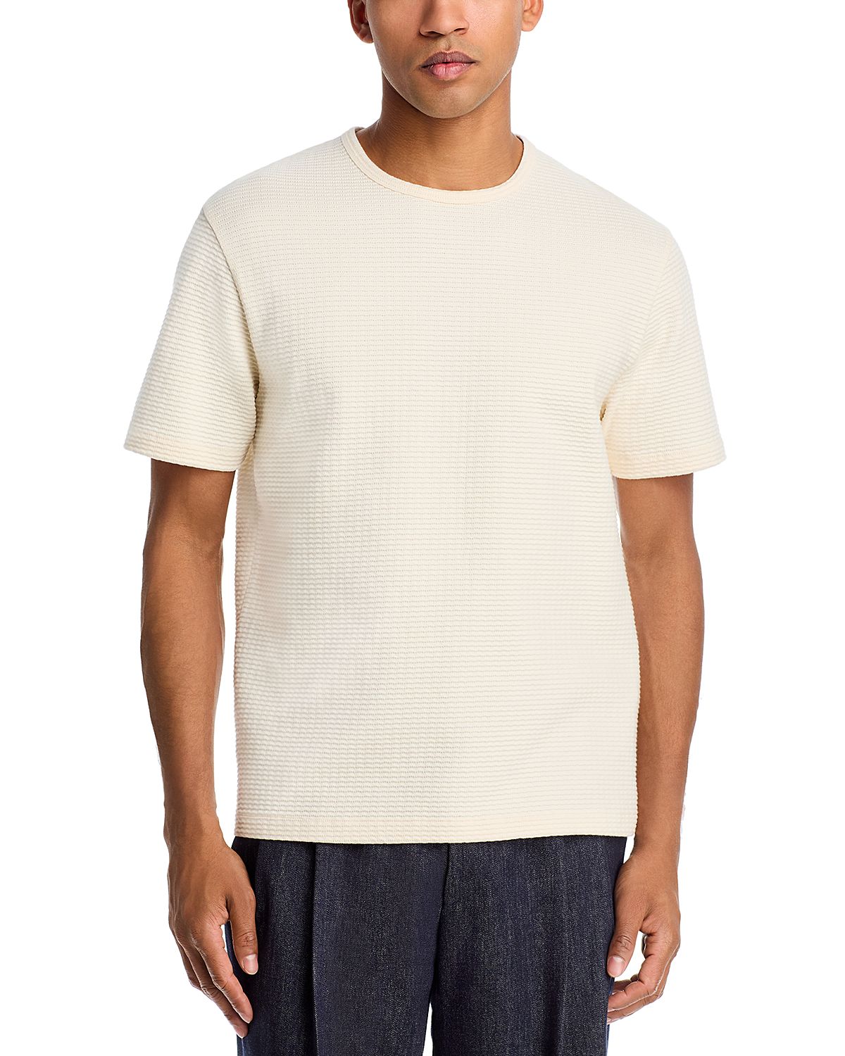 Frame Jacquard Stripe T-Shirt