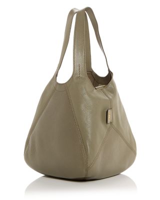 Balloon Small Leather Hobo Bag