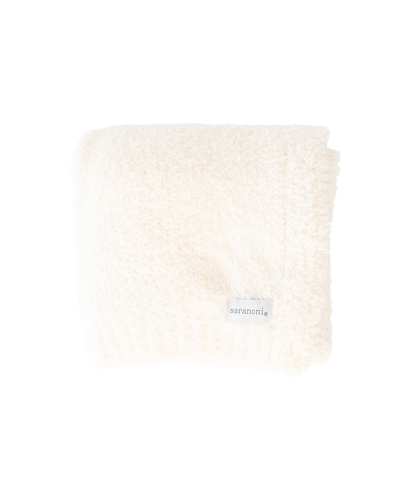 Saranoni Bamboni Mini Blanket In White