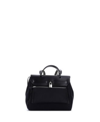 31 Herbag Zip Leather and Toile