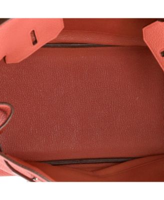 Birkin 30 Handbag Pink Clemence with Palladium Hardware