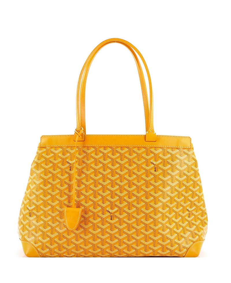 PRE-OWNED GOYARD Pre-owned Goyard Gm Bellechasse Bag Coated Canvas In Orange