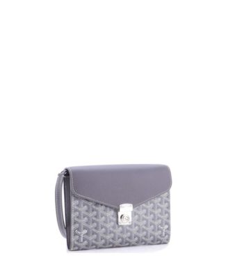   Chypre Wallet on Strap Coated Canvas with Leather