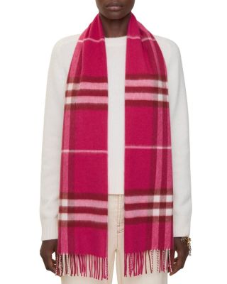  Check Cashmere Scarf