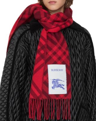 Check Cashmere Scarf