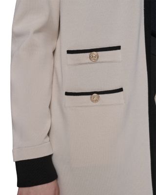 Contrast Trim Cardigan