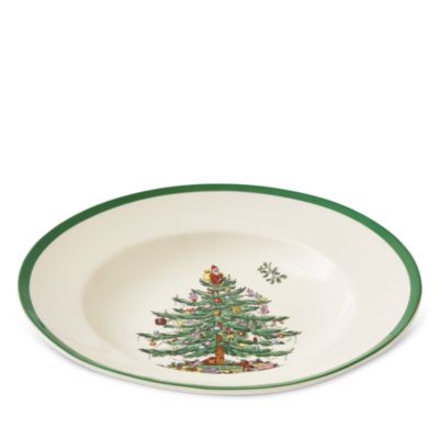 Christmas Tree Soup Plates, Set of 4
