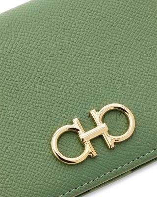 Gancini Leather Continental Wallet 