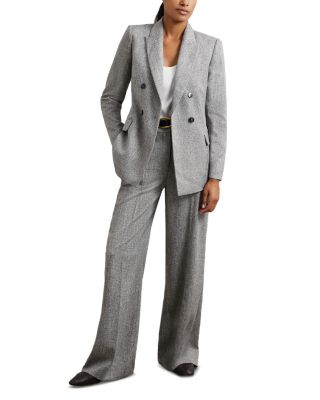 Darlton Textured Wide Leg Trousers