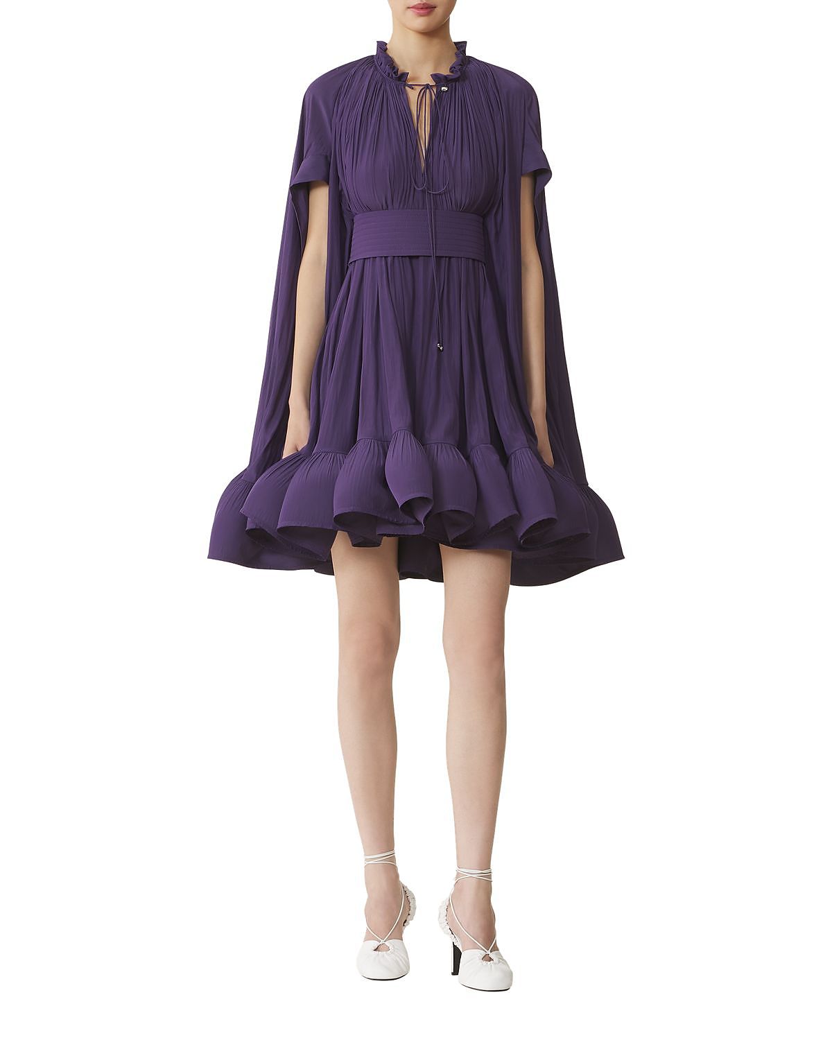 Lanvin Short Charmeuse Dress