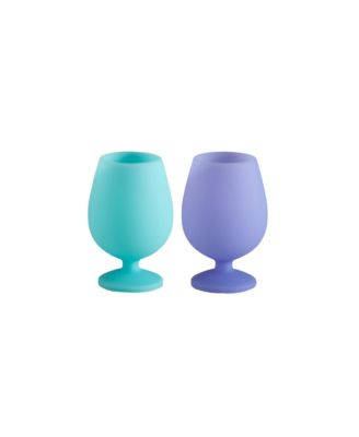 Stemm Silicone Unbreakable Wine Glasses - Set of 4