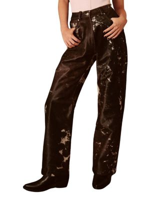 Limited Cow Hide Leather Pants
