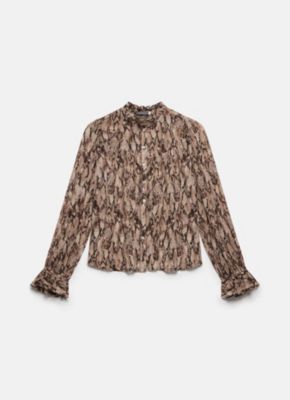 Women's Snake Print Blouse