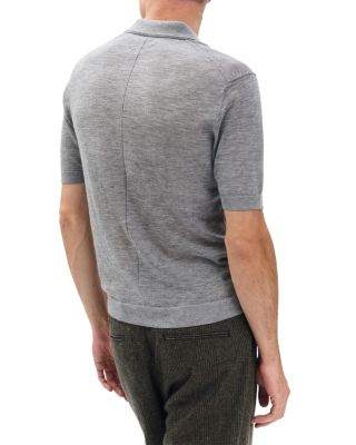 Lightweight Downing Cashmere Polo Shirt