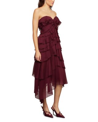 Emaline Chiffon Cascade Dress