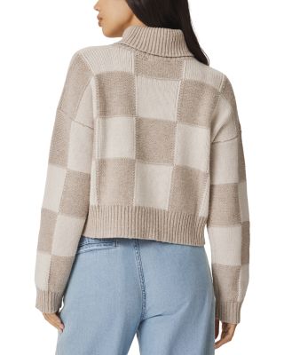 Thea Cropped Turtleneck Sweater