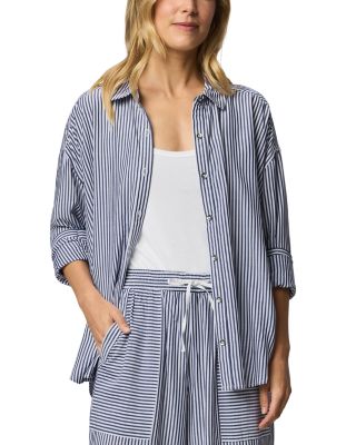 Ella Striped Button Down Shirt
