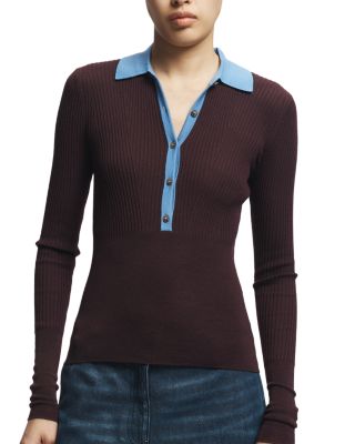 Cillian Ribbed Polo Sweater