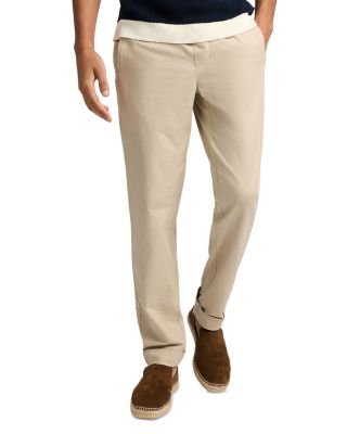 Linen Cotton Stretch Cuff Pants