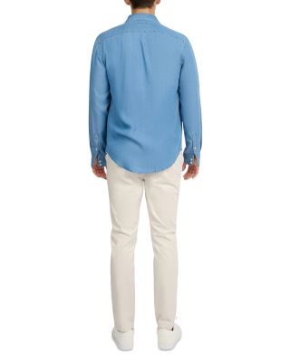 Denim Chambray Long Sleeve Shirt