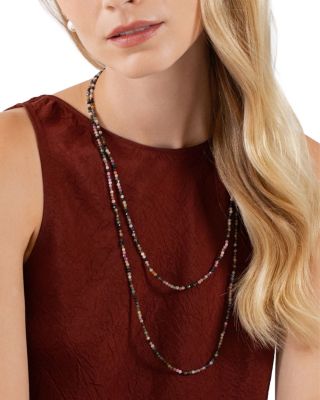 Lisette Beaded Necklace, 54"