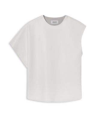 Corrine Faux Leather Tee