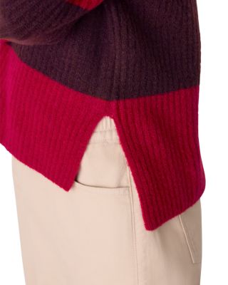 Wide Stripe Knit Sweater