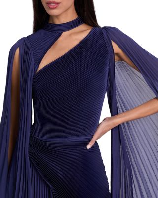 Aurelie Pleated Mini Dress