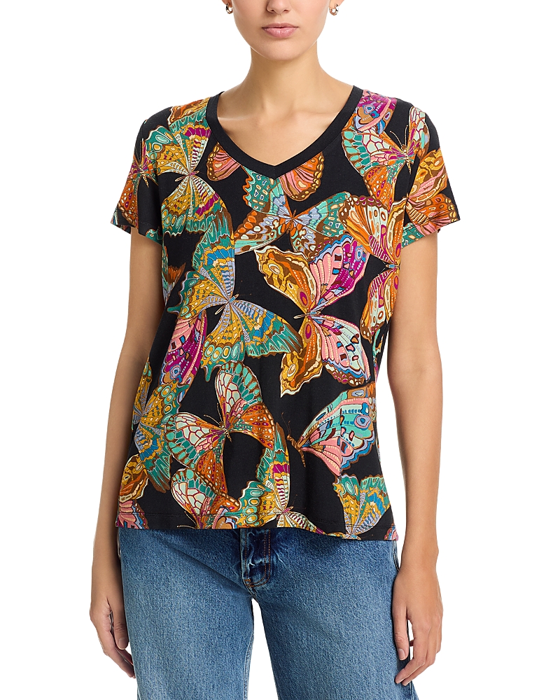 Johnny Was The Janie V Neck Tee