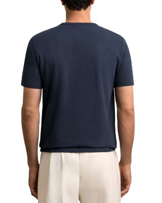 Plain Stretch Cotton Tee