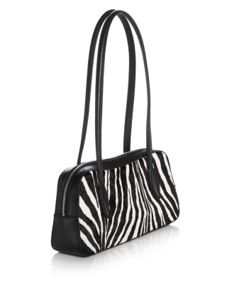 Mini Zebra Print Calf Hair Shoulder Bag