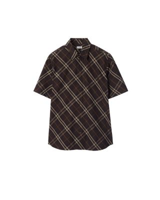 Relaxed Fit Check Cotton Shirt