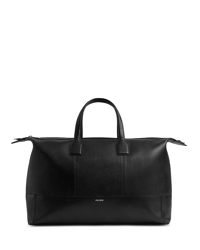 Reiss Micro Grain Leather Hold All Bag