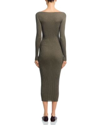 Blake Ribbed Long Sleeve Maxi Dress