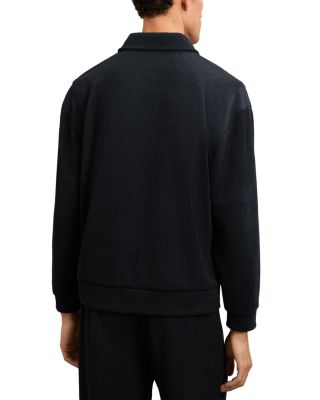 Half Zipper Corduroy Sweater