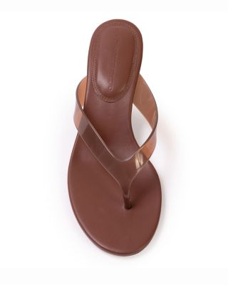 Women's Kitten Heel Thong Sandals